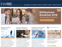 Tablet Screenshot of eviatec.de